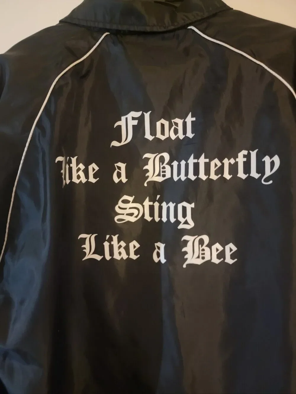 🆕️🥊Muhammed Ali Black Jacket And T-shirt Bundle, XL/XXL